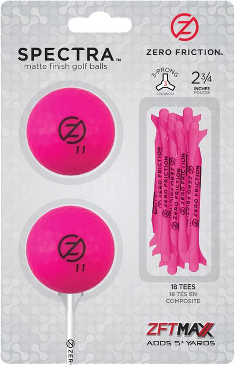 Produktbild Zero Friction 2 Ball + Tee Blister Pack