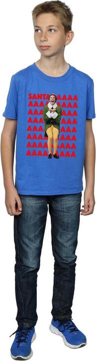 Immagine prodotto Elf Buddy Santa Scream Maglietta Ragazzi (140, 146)