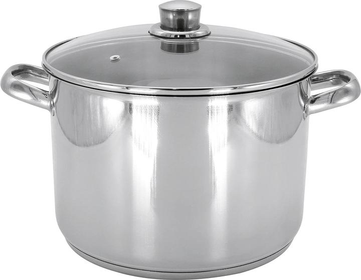 Image du produit Krüger Pot de grande capacité (26 cm, Casserole, Acier inoxydable)