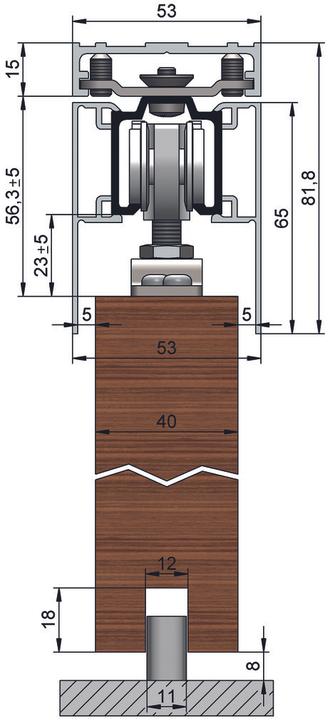 Produktbild Helm Wandtaschen-Befestigungsschiene 73 WT