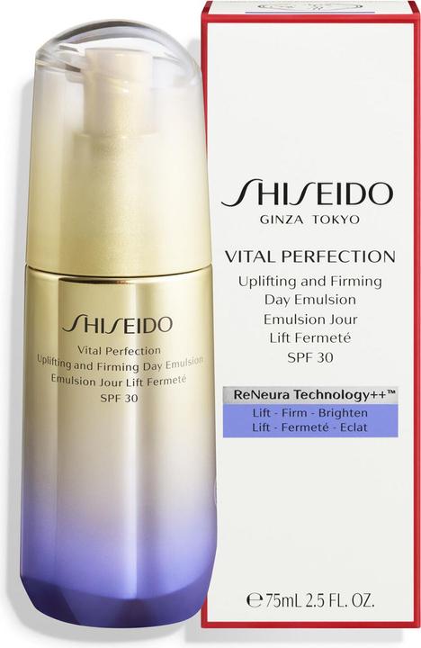 Produktbild Shiseido Vital Perfection Uplifting & Firming Day Emulsion (75 ml, Tagescreme, SPF 30)