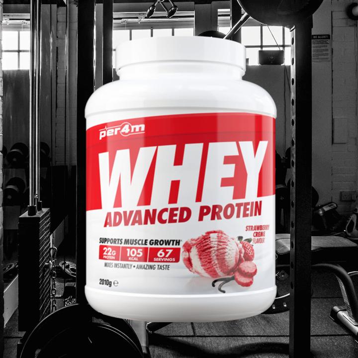 Actual product image Per4m Whey Advanced Protein (Strawberry cream, 1 pcs., 2010 g)