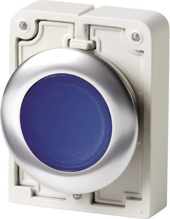 Produktbild Eaton Illumin pushbut act 30mm flat maint blue