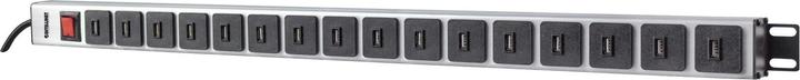 Produktbild Intellinet Verlängerungsschnur (Rack (16 x, USB-A, 2 m)