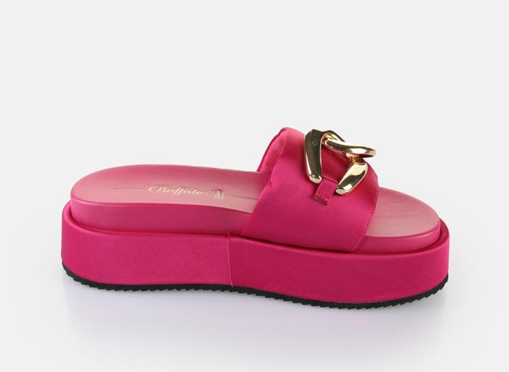 Image du produit Buffalo mules noa slide chain - vegan satin (40)