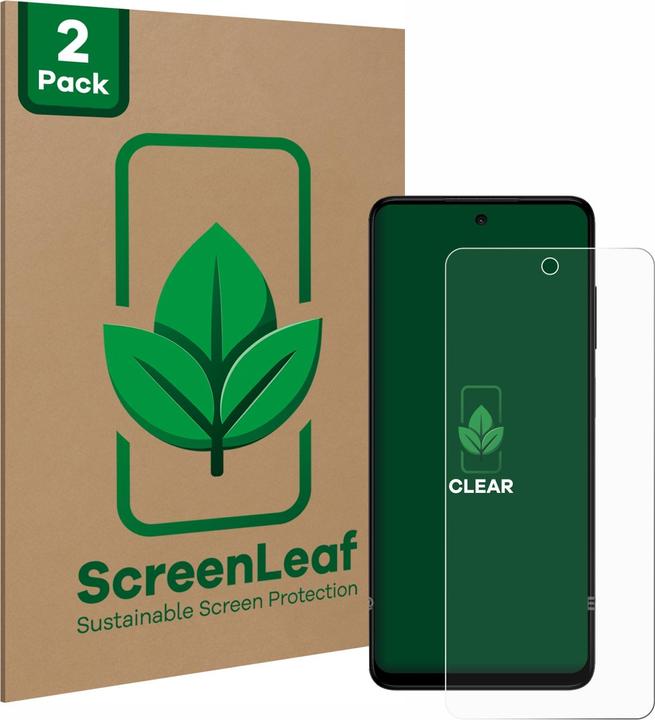 Productafbeelding ScreenLeaf Beschermfolie duurzame screenprotector screenprotector folie helder transparant (2 Stuk, HMD-puls)
