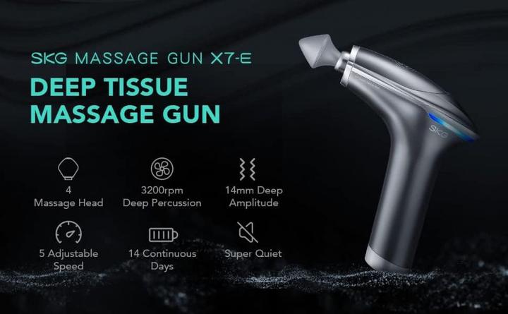Actual product image SKG Pistolet do masażu szary X7-E