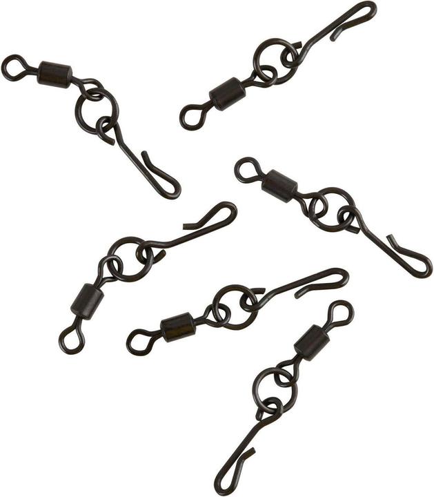 Actual product image Fox Rage o-ring swivels kwik change size 10 edges