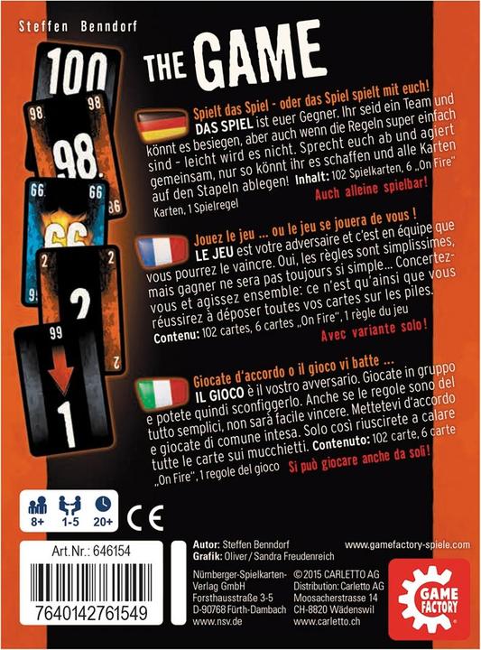 Produktbild NSV The Game (Deutsch)