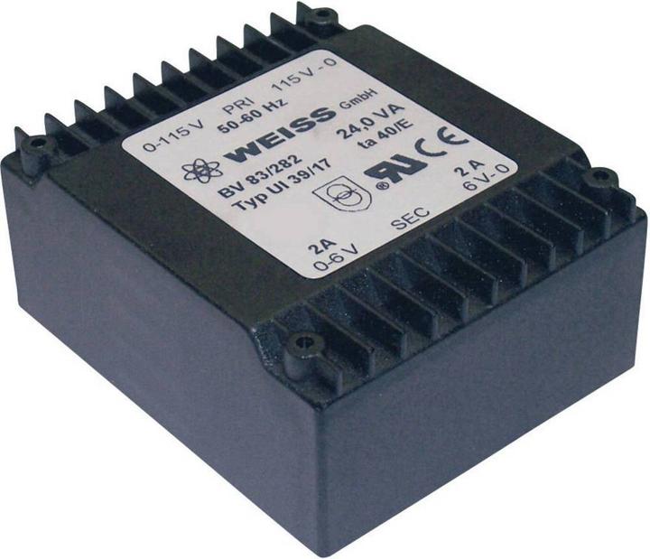 Immagine prodotto Weiss Elektrotechnik UI 39 trasformatore piatto 24 VA