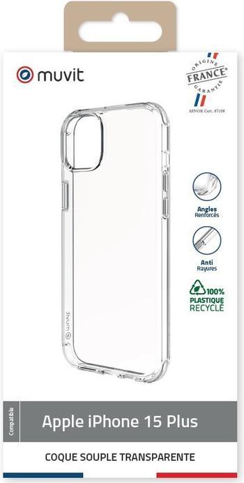 Immagine prodotto Muvit Custodia morbida per iPhone 15 Plus (Apple iPhone 15 Plus)