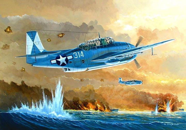 Produktbild Hobby Boss TBM-3 Avenger Torpedo Bomber