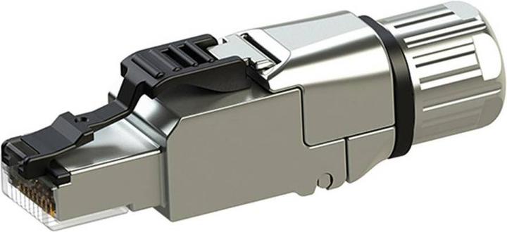 Actual product image Telegärtner MFP8 T568B Cat.8.1 connector with pre-mounted dust cap AWG24