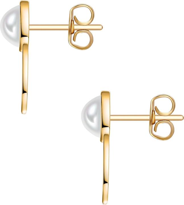 Produktbild Lulu & Jane Edelstahl Muschelkernperle gelbgold - 33318 (Edelstahl)