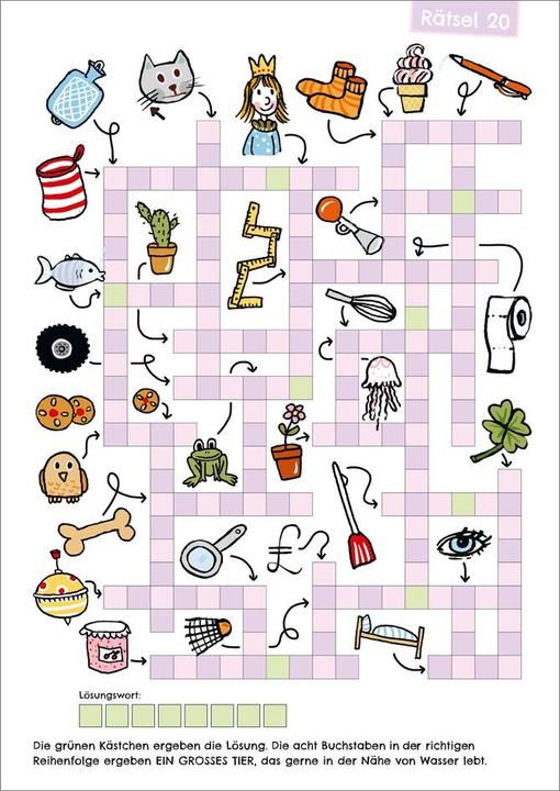 Image du produit Tessloff Kreuzworträtsel ab 7 Jahren (Allemand, La forge à énigmes Christine Reguigne, Judith Drews, 2017)