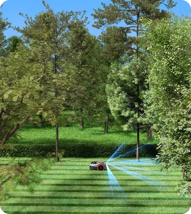 Produktbild Segway-Navimow i105E (500 m², Ohne Begrenzungskabel)
