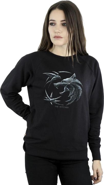 Produktbild Netflix The Witcher Wolf Logo Sweatshirt (XL)
