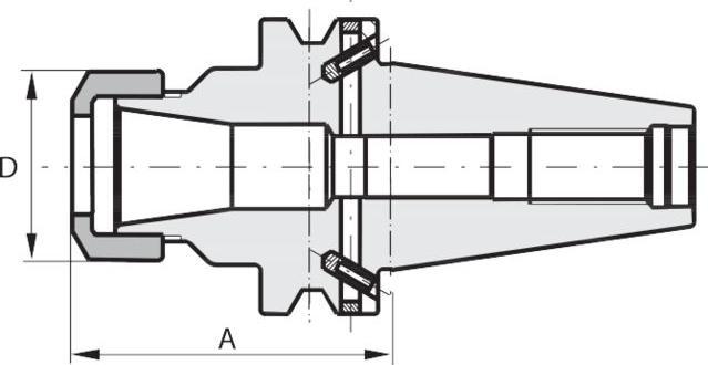 Produktbild Eroglu ER-Spannzangenfutter Form ADB BT 40 A = 160
