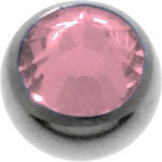 Image du produit Bijouteria 1.2mm Titane élément de piercing (Cristal Swarovski, Titane)