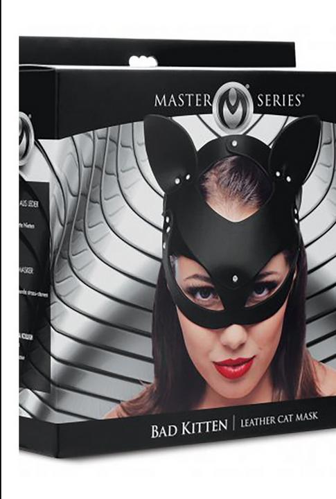 Image du produit Master Series Masque de chat en cuir Bad Kitten