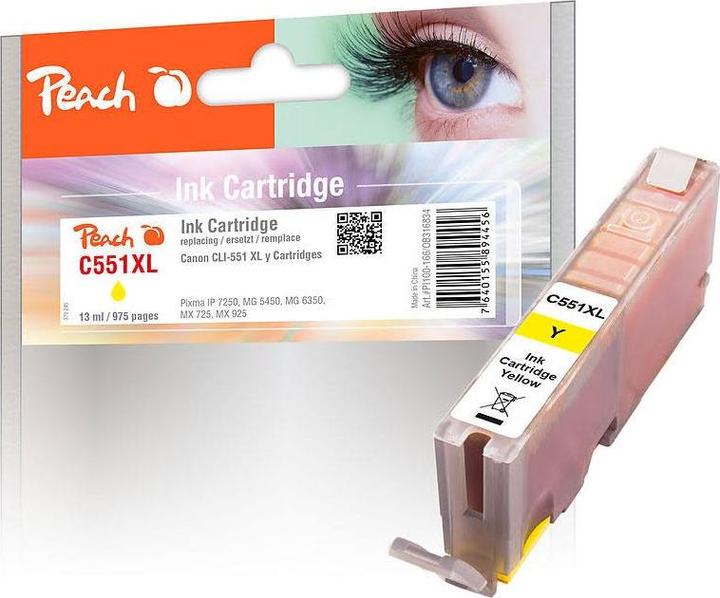 Image du produit Peach Cli-551y XL (Y)