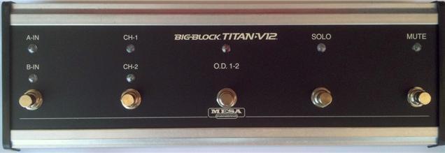 Produktbild Mesa Boogie Pedal Big Block Titan V12 (Instrumenten Fusspedal)