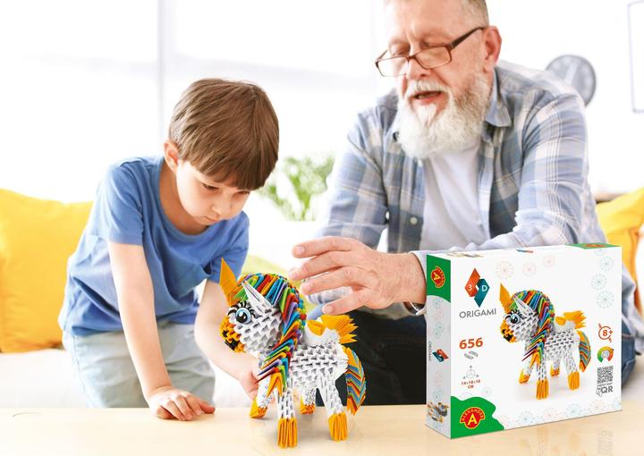 Image du produit Selecta Spielzeug ORIGAMI 3D - Licorne, 656 pièces
