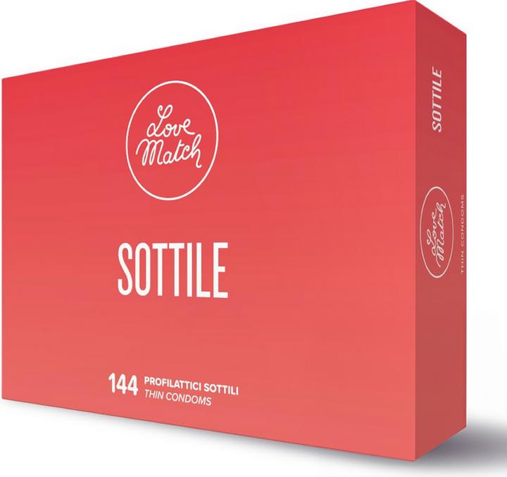Actual product image Love Match Sottile - Thin - 144 pack (144 pcs.)