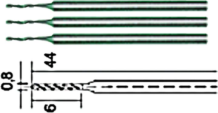 Produktbild Proxxon Spiralbohrer 0.8 mm (0.8 Millimeter)
