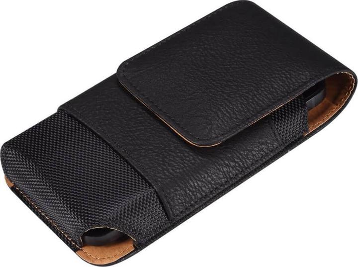 Produktbild Cover-Discount Nylon - Leder Gurttasche mit Kartenfach schwarz / L