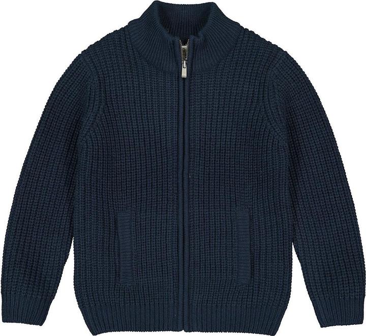 La Redoute Collections Strickjack mit Reissverschluss und Stehkragen