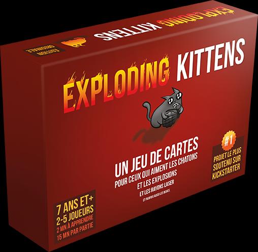Actual product image Asmodée Exploding Kittens (French)