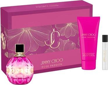 Jimmy Choo Rose Passion Set - Eau De Parfum Spray 100ml, Miniatur Eau De Parfum 75ml, Body Lotion 1 (Parfum set)