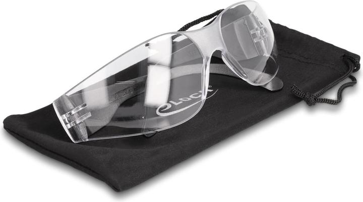 Actual product image Delock Safety Glasses Lenses Clear, Including Goggle Bag Clear