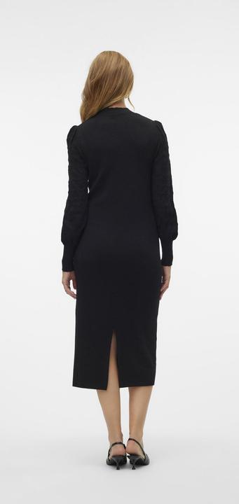 Image du produit Vero Moda Maternity Coupe ajustée Haut fermé Manches ballon Robe midi Robe en maille (M)