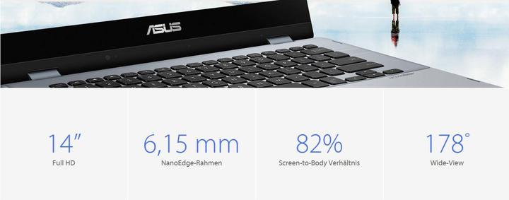Image du produit ASUS VivoBook Flip 14 TP412FA-EC206T (14", Intel Core i5-8265U, 8 Go, 512 Go, CH)