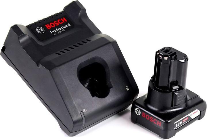 Produktbild Bosch Professional Bosch GAL 12V-40 Professional Schnell Ladegerät für 12V Akkus ( 1600A019R3 ) + 6,0 Ah Akku ( 1600A0 (12 V)