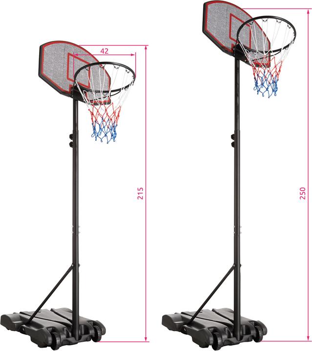 Actual product image tectake Basketball Hoop Harlem
