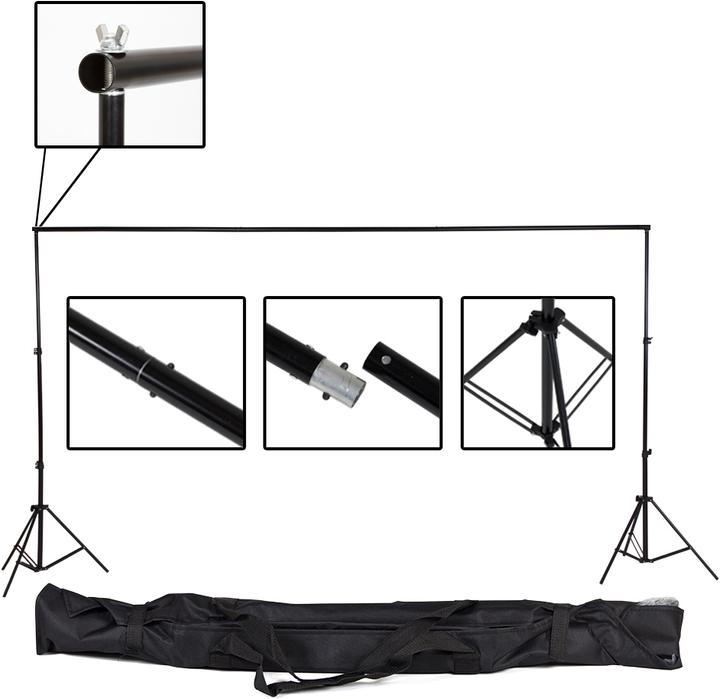 Immagine prodotto tectake Sfondo fotografico (300 cm, 600 cm)