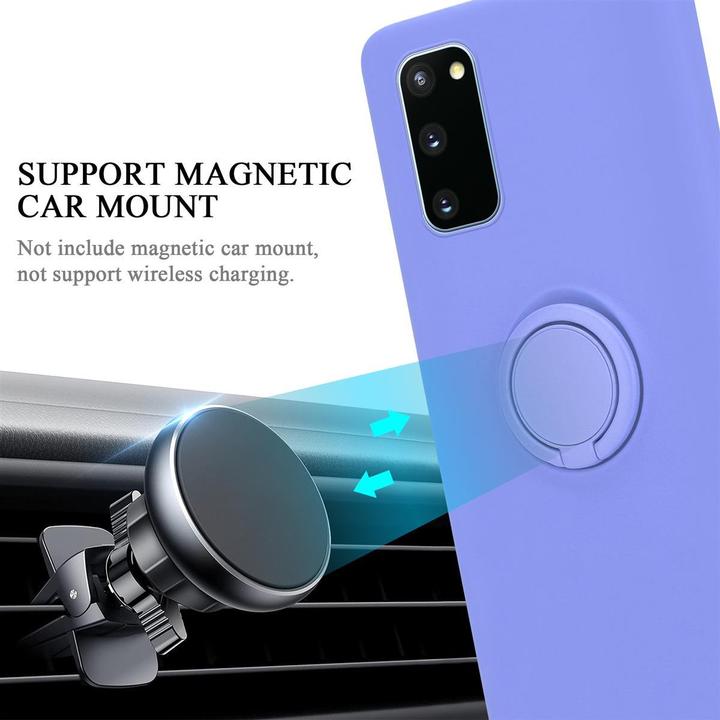 Productafbeelding Cadorabo TPU Vloeibare Ring Silicone Hoesje (Samsung Galaxy S20 FE)