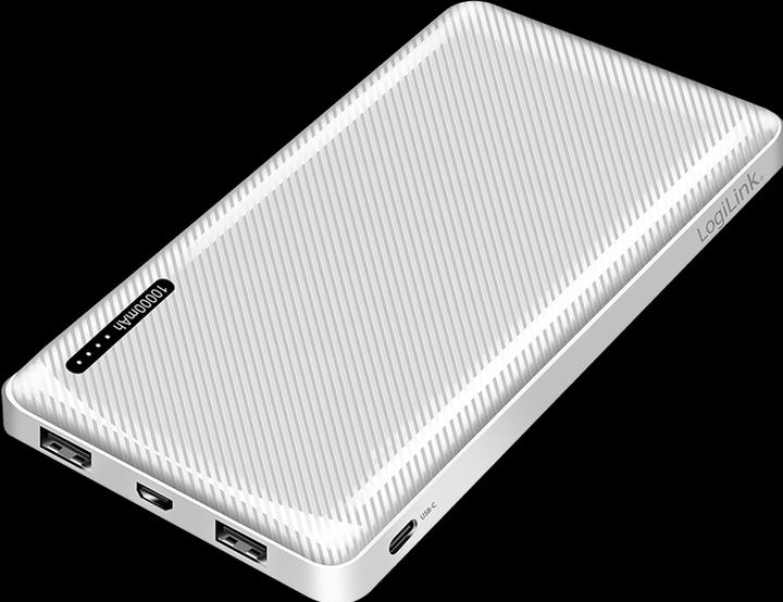 Produktbild LogiLink POWERBANK PA0316, 10.000mAh, 2-fach USB-A Ausgang (10000 mAh, 12 W, 12 Wh)