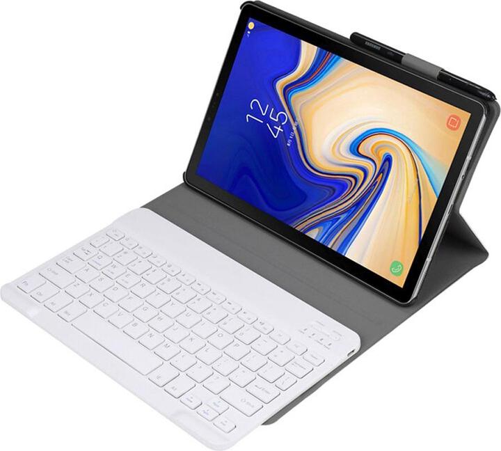 Actual product image Lobwerk 2in1 Bluetooth Keyboard and Cover for Samsung Tab A7 T500 T505 Case Protective Cover (X)