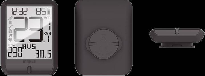Actual product image Mahle wireless 3-button display without stand pulsar one lcd ant+