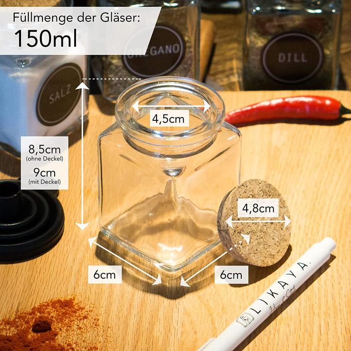 Produktbild Likaya Gewürzgläser (0.15 l)