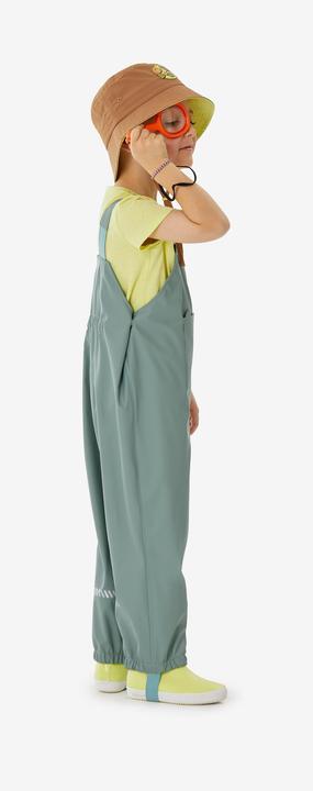 Produktbild Quechua Regenhose Latzhose Kinder wasserdicht Wandern - MH900 grün (102)