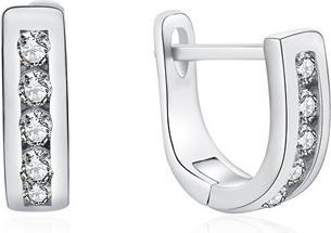 Immagine prodotto Moiss Eleganti orecchini in argento con zirconi chiari E0000409 (L)