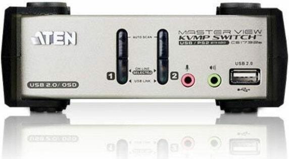 Actual product image Aten CS1732B, 2-Port KVM Switch with USB Hub