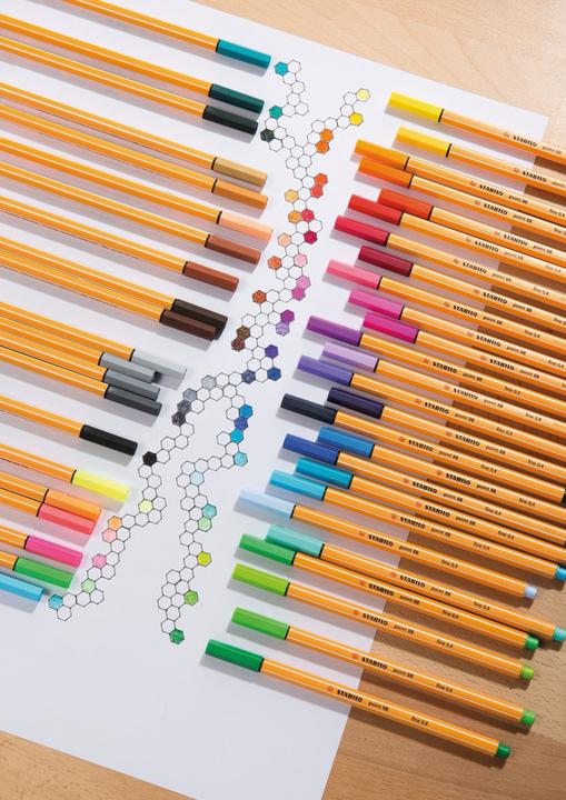 Actual product image STABILO point 88 Fineliner (Light orange, 1 x)