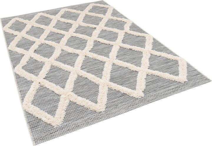 Actual product image Pergamon Indoor & Outdoor Carpet Shaggy Juist Lozenges (80 x 150 cm)