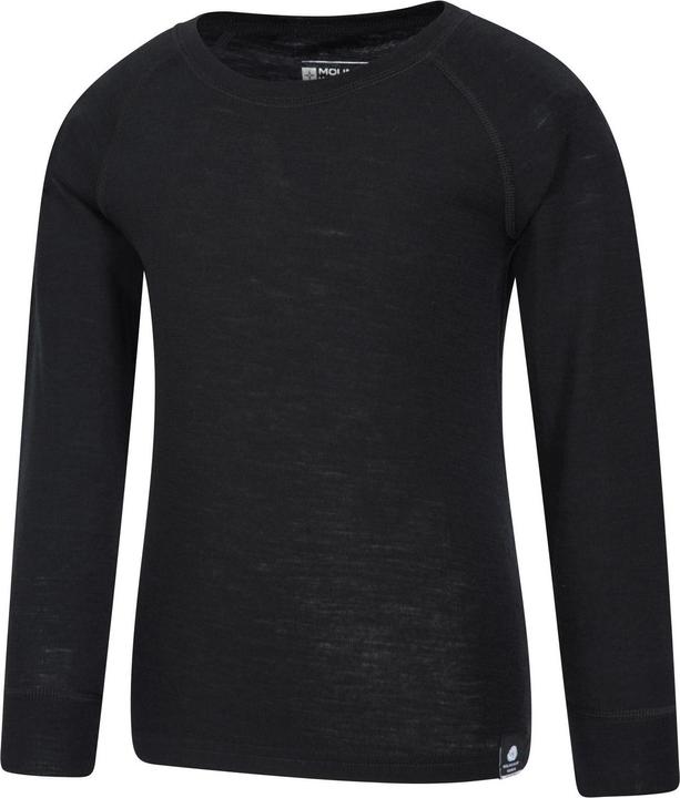Actual product image Mountain Warehouse Childrens/Kids Merino II Round Neck Base Layer Top (98)